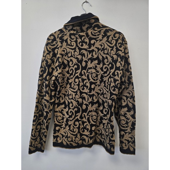 Vintage Casual Corner‎ Sweater Womens Medium Knit Button Jacket Wool 90s - Picture 2 of 7